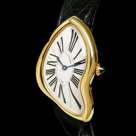 cartier crash watch fake|reproduction cartier tank watch.